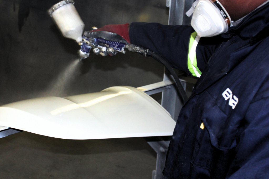 Truck maintenance paint respray